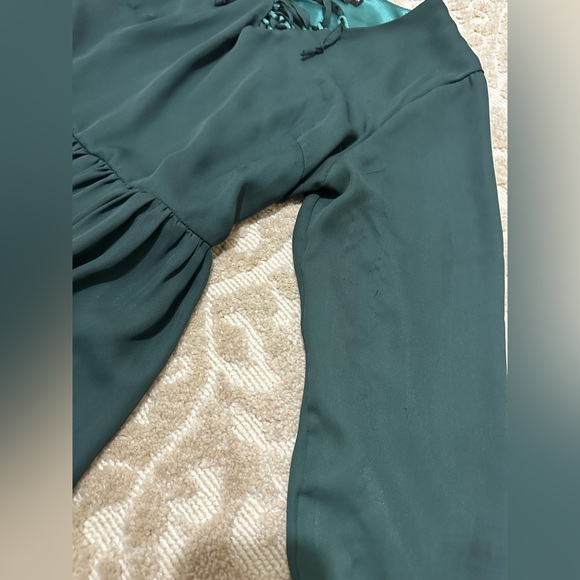 Green maxi abaya dress - Picture 3 of 4